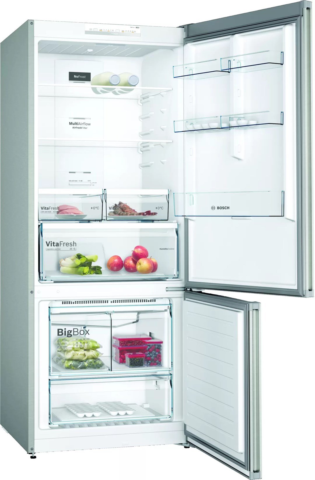 Bosch KGN76VIF0N A++ Kombi No Frost Buzdolabı Inox