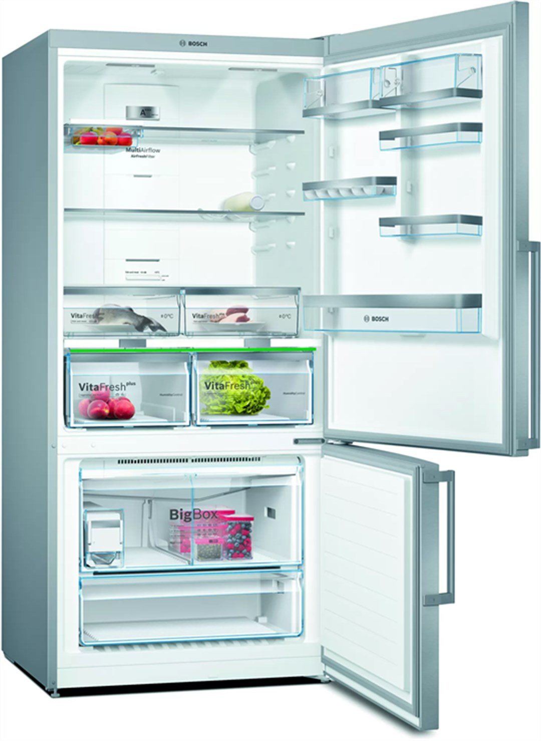 Bosch KGN86AI42N Alttan Donduruculu 682 lt A+++ Kombi No-Frost Buzdolabı Inoks