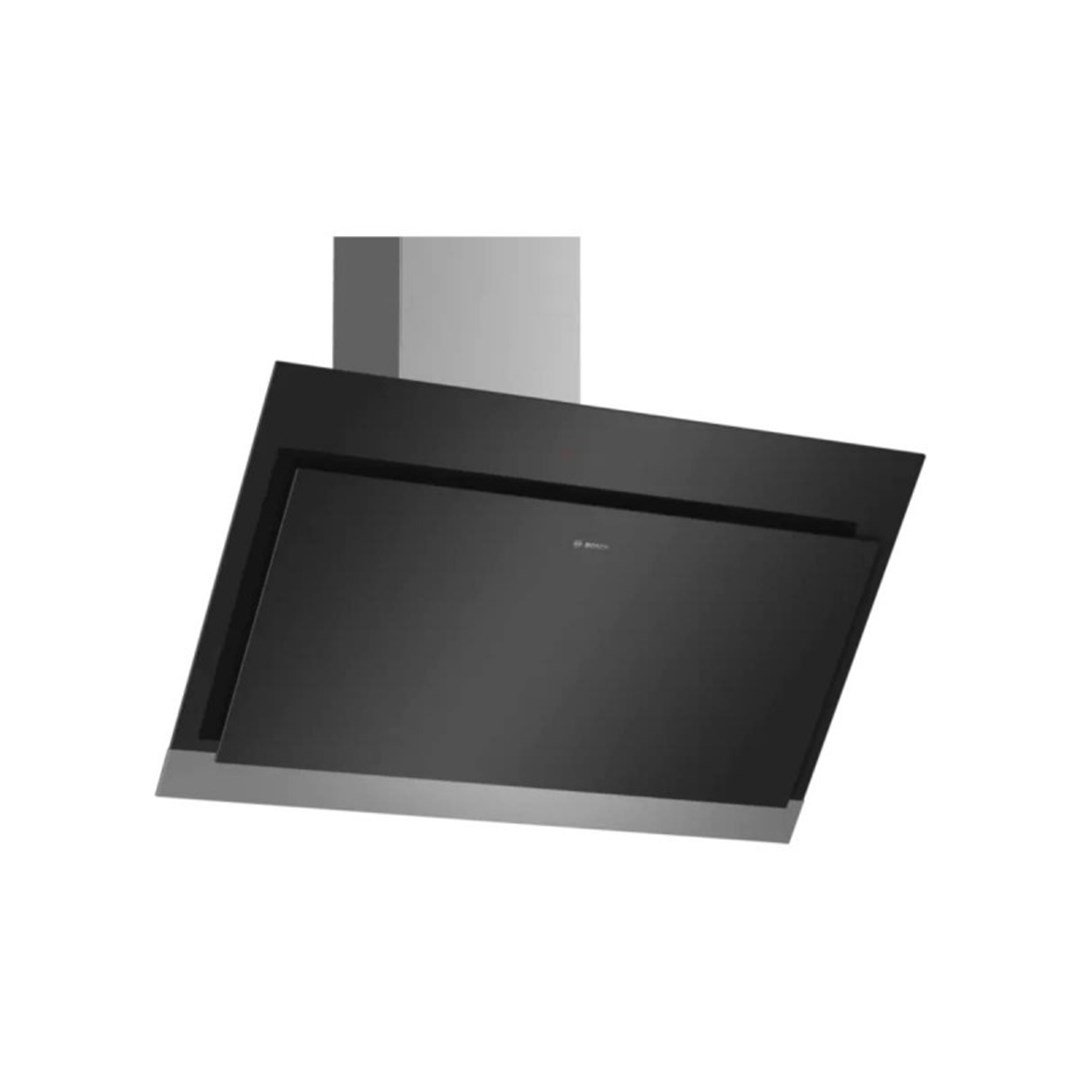 DWK97HM61T Bosch Serie | 4 Duvar Tipi 90 cm Siyah cam dekor Davlumbaz