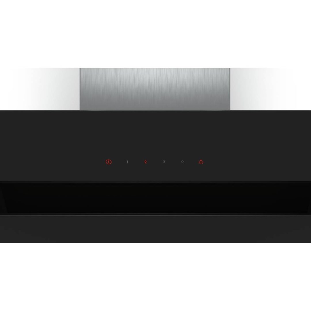 DWK97HM61T Bosch Serie | 4 Duvar Tipi 90 cm Siyah cam dekor Davlumbaz