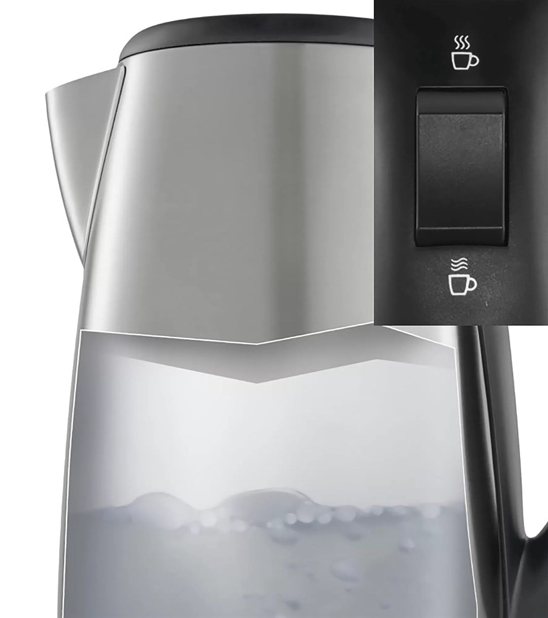 TTA5603 Bosch TTA5603 1800 W Cam Demlikli Çay Makinesi Inox