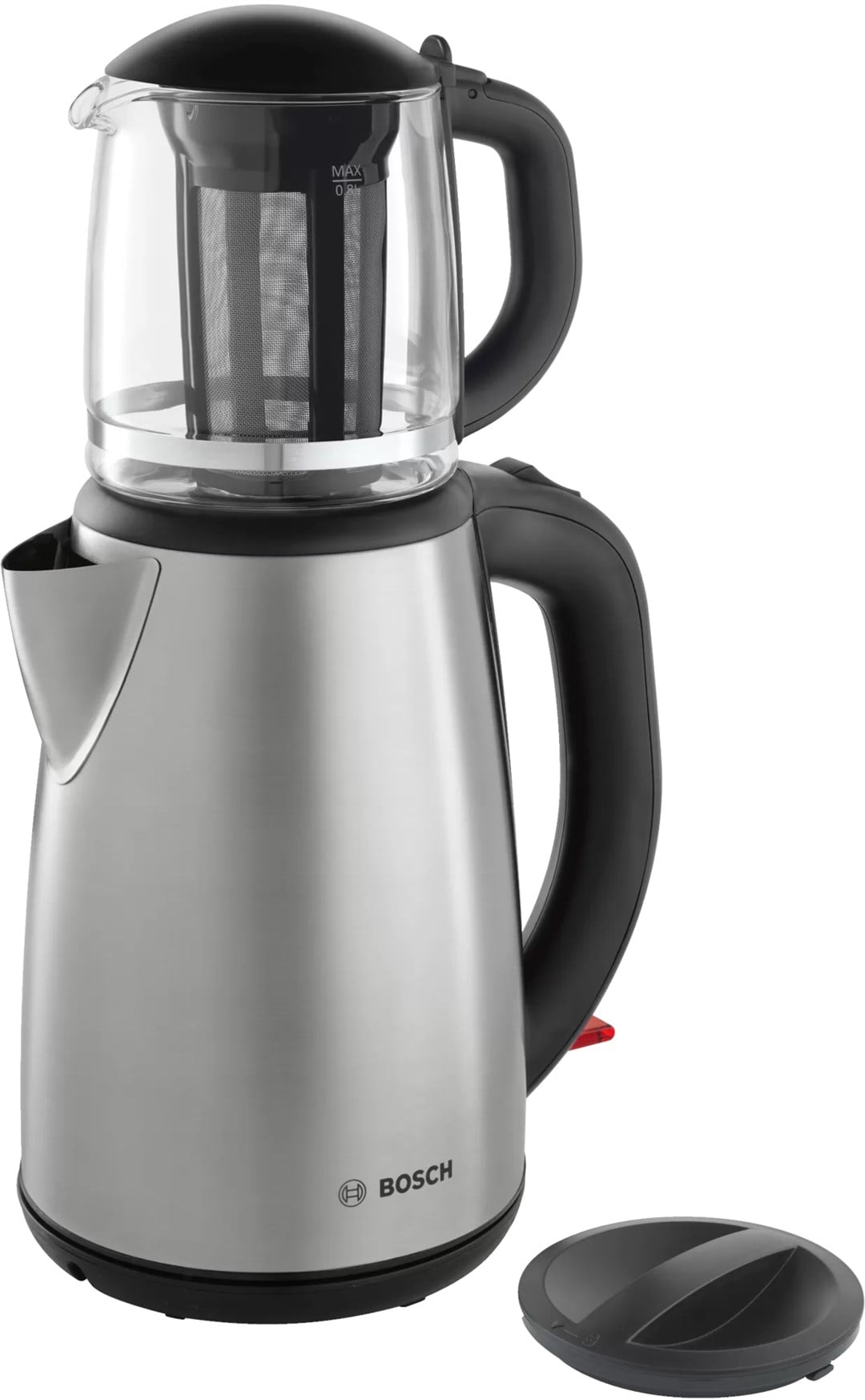 TTA5603 Bosch TTA5603 1800 W Cam Demlikli Çay Makinesi Inox