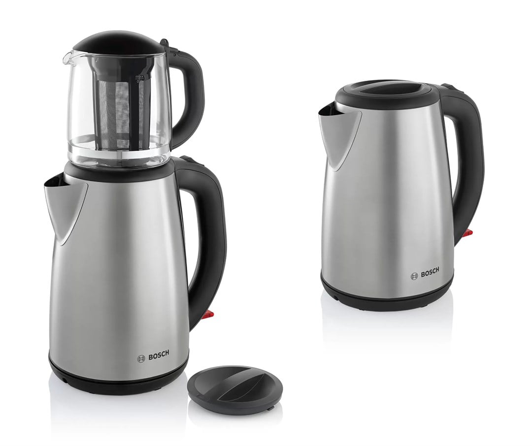 TTA5603 Bosch TTA5603 1800 W Cam Demlikli Çay Makinesi Inox