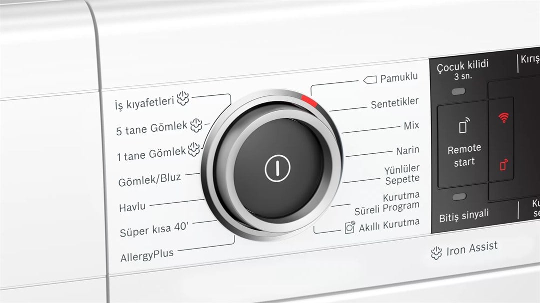 Bosch WTX87K80TR A++ 9 kg Çamaşır Kurutma Makinesi Beyaz
