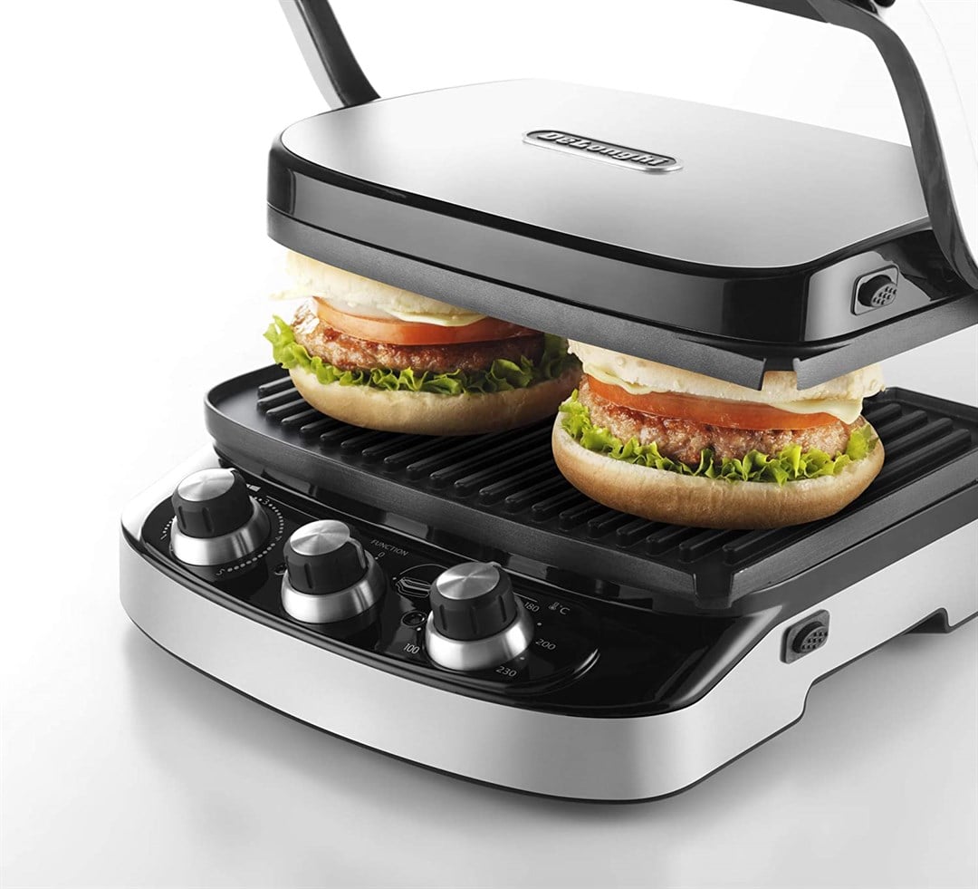 CGH912 Delonghi 1500 W Gri Tost Makinesi