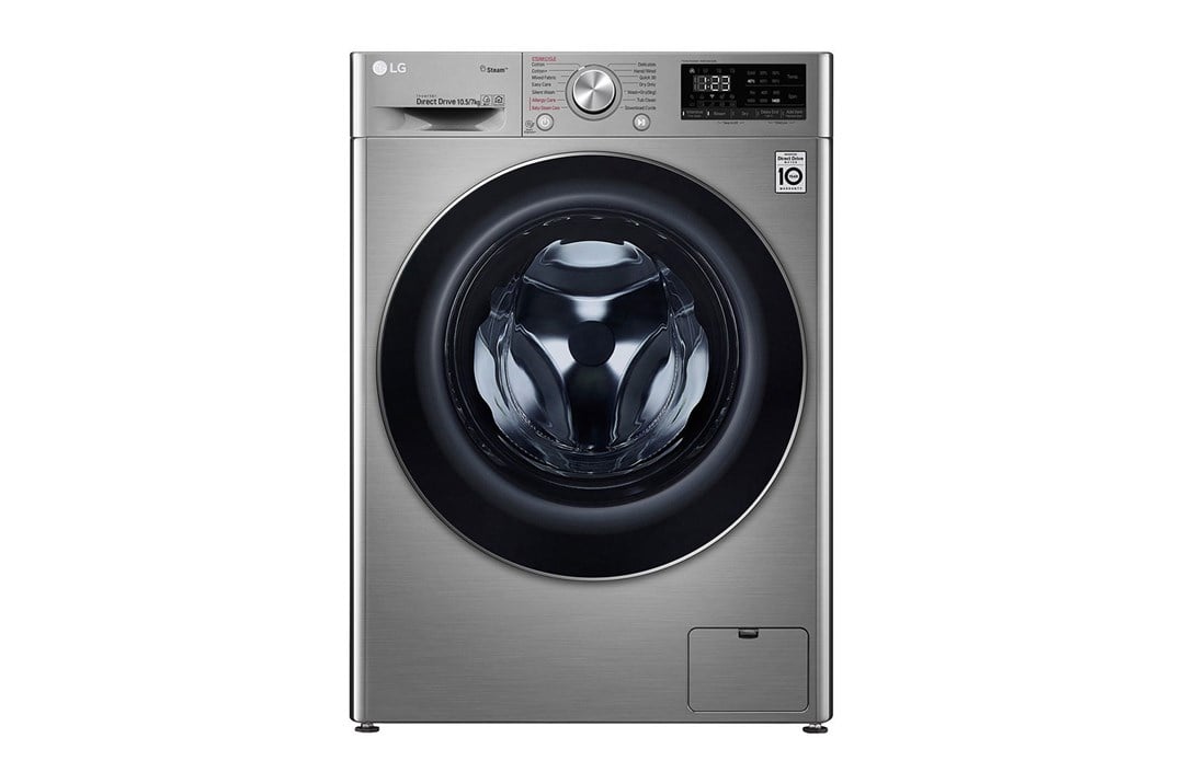 F4V5RGP2T.ASSPLTK LG F4V5RGP2T A 10.5 kg Yıkama / 7 kg Kurutma 1400 Devir Çamaşır Makinesi Inox