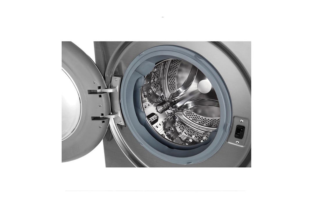 F4V5RGP2T.ASSPLTK LG F4V5RGP2T A 10.5 kg Yıkama / 7 kg Kurutma 1400 Devir Çamaşır Makinesi Inox