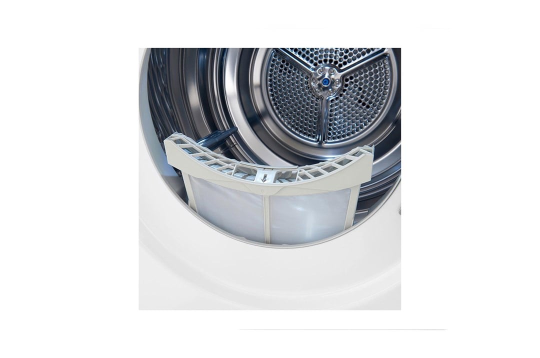 RC90U2AV2W.ABWPLTK LG RC90U2AV2W 9 kg Çamaşır Kurutma Makinesi Beyaz