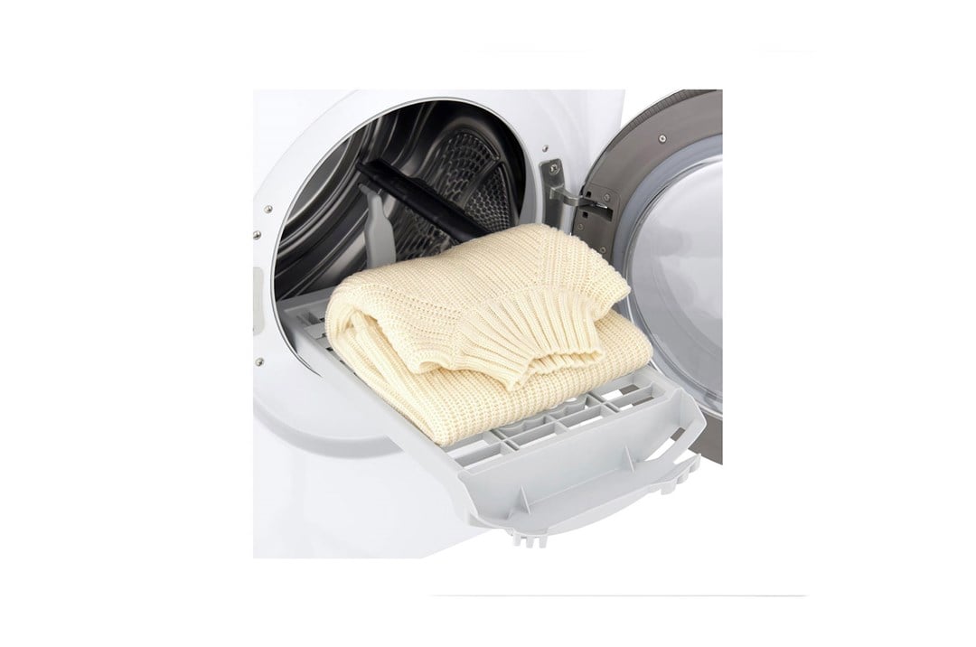RC90U2AV2W.ABWPLTK LG RC90U2AV2W 9 kg Çamaşır Kurutma Makinesi Beyaz