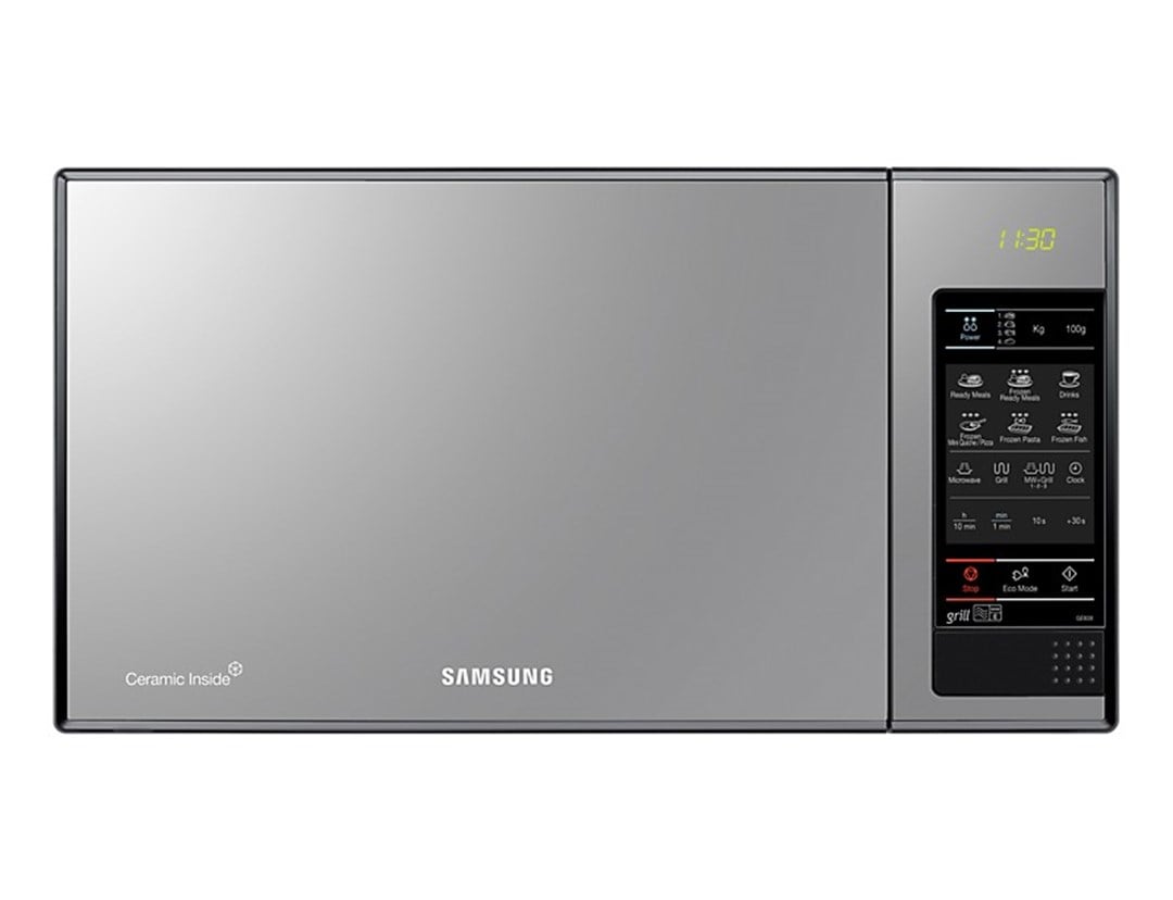 GE83X/AND Samsung GE83X/AND Izgara Özellikli, Aynalı Tasarımlı Solo Mikrodalga, 23 L Geniş İç Hacim Siyah