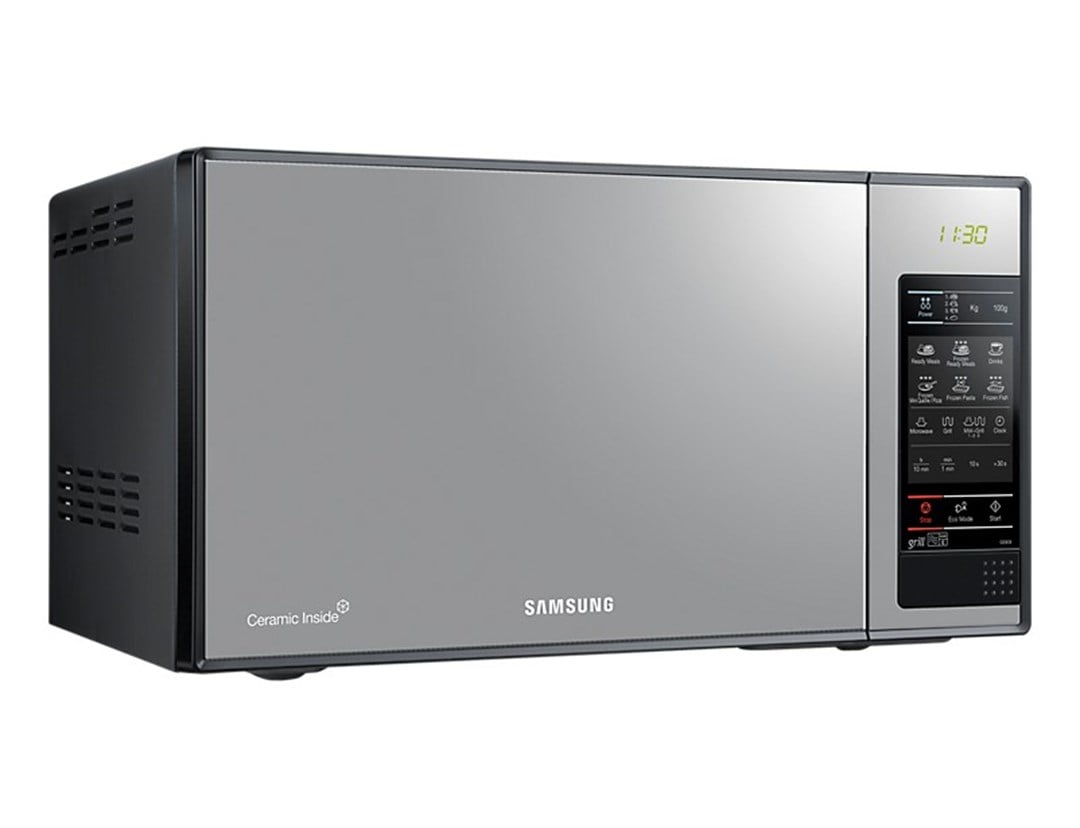 GE83X/AND Samsung GE83X/AND Izgara Özellikli, Aynalı Tasarımlı Solo Mikrodalga, 23 L Geniş İç Hacim Siyah