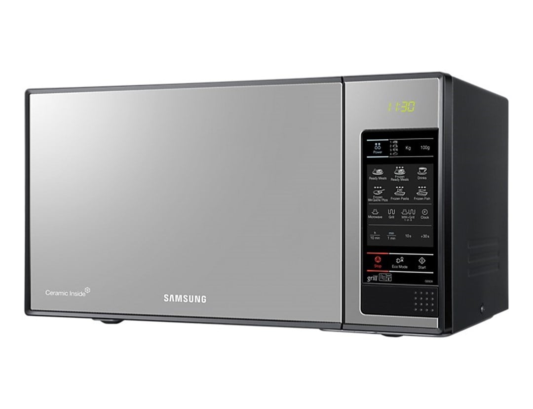 GE83X/AND Samsung GE83X/AND Izgara Özellikli, Aynalı Tasarımlı Solo Mikrodalga, 23 L Geniş İç Hacim Siyah