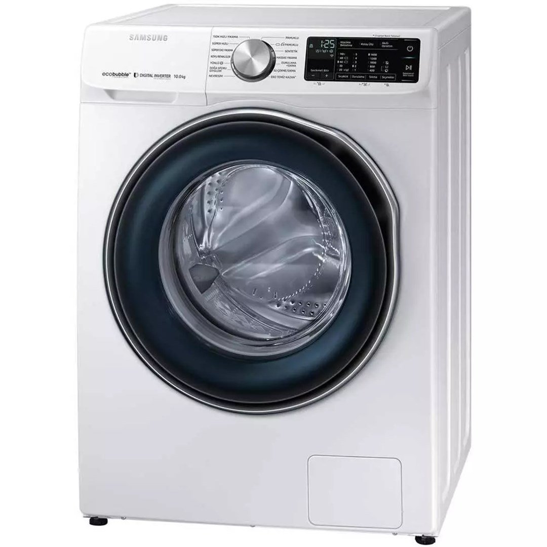 WW10N644RBW/AH Samsung WW10N644RBW/AH A +++ Sınıfı 10 Kg Yıkama 1400 Devir Çamaşır Makinesi Beyaz