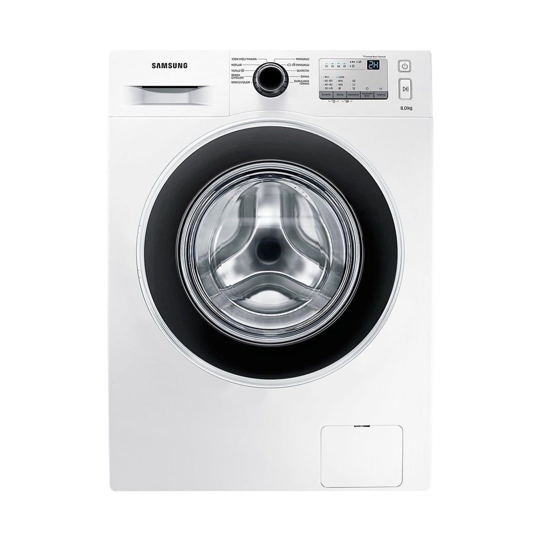 WW80J3283GW/AH Samsung WW90J3283KW/AH 9kg 1200 Devir Çamaşır Makinesi
