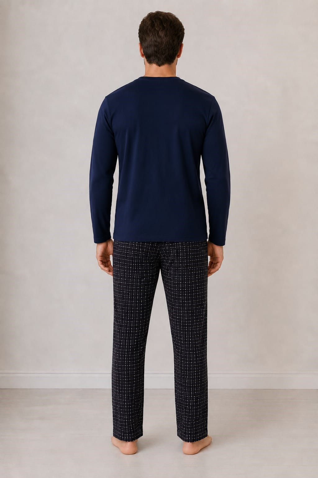 Erkek 7122 İnterlok %100 Pamuk Pijama Takım