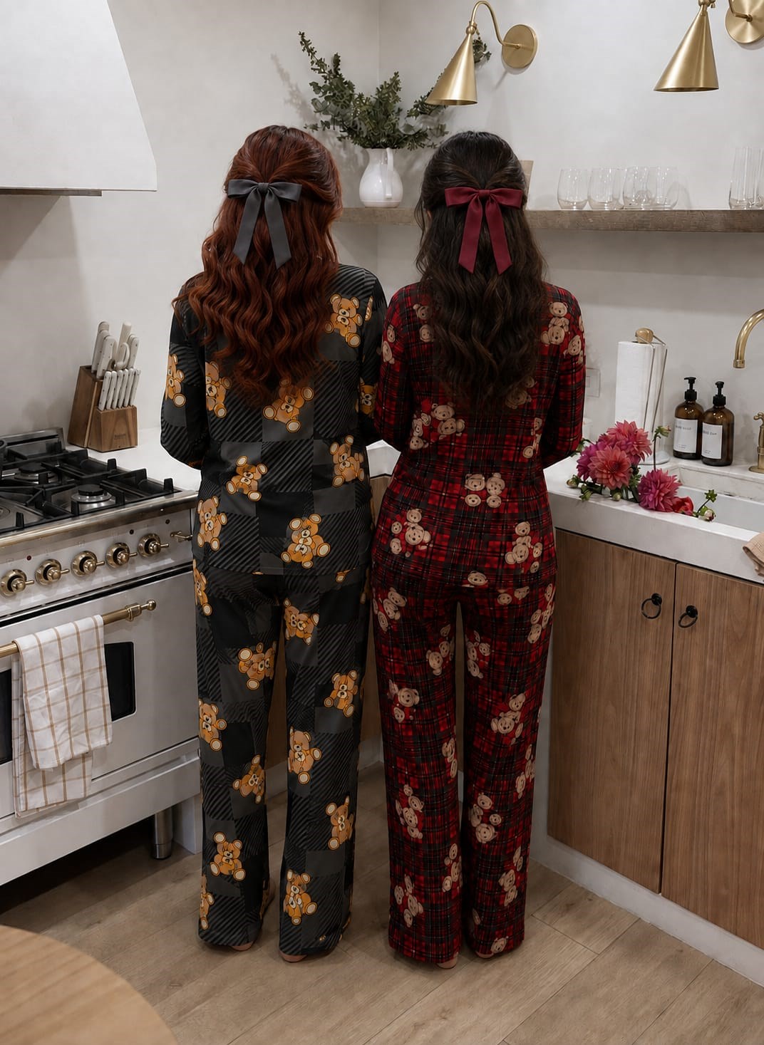 Kadın 2'li Süet Pijama Takımı