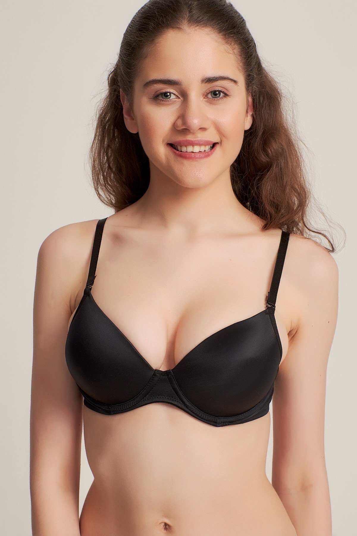 Kadın 7101810 Destekli Basic Bra Sütyen SİYAH