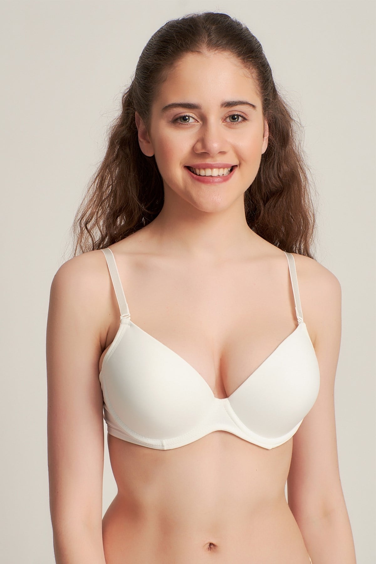 Kadın 7101810 Destekli Basic Bra Sütyen EKRU