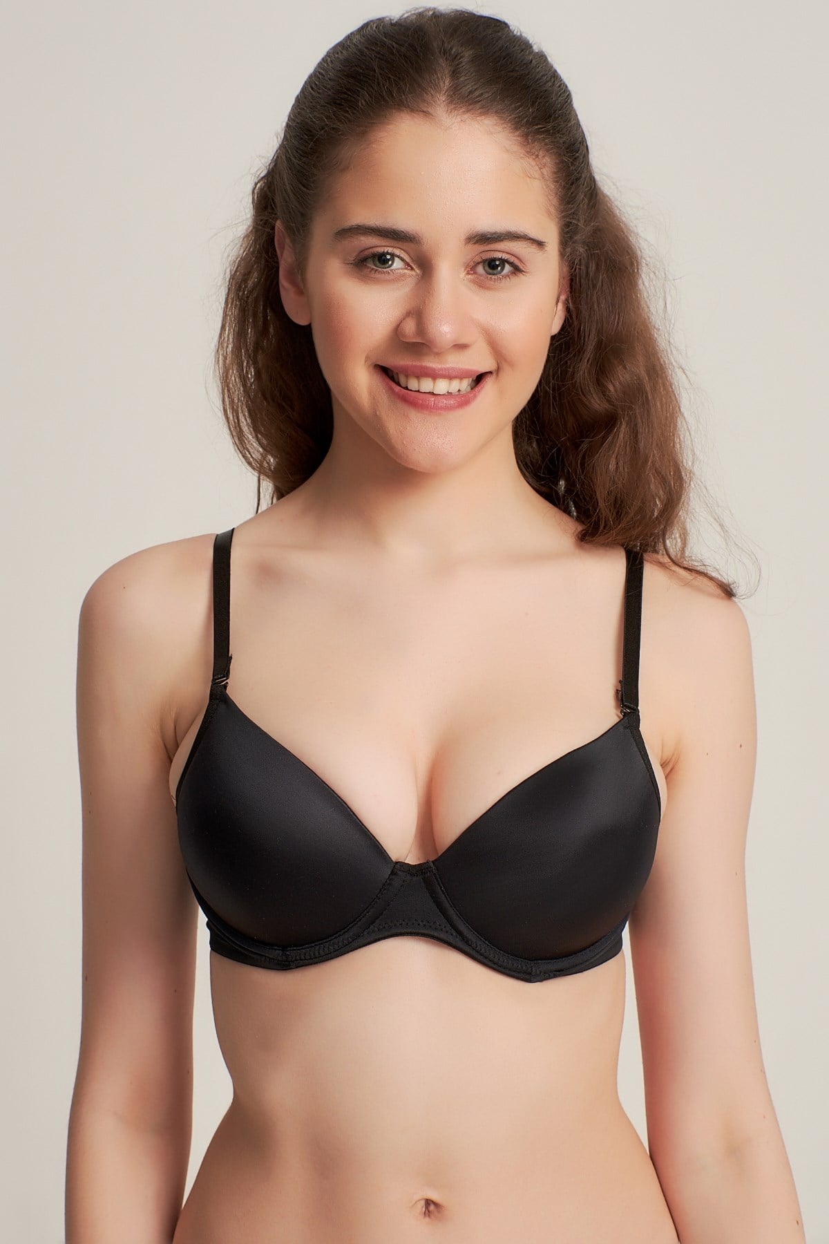 Kadın 7101810 Destekli Basic Bra Sütyen SİYAH