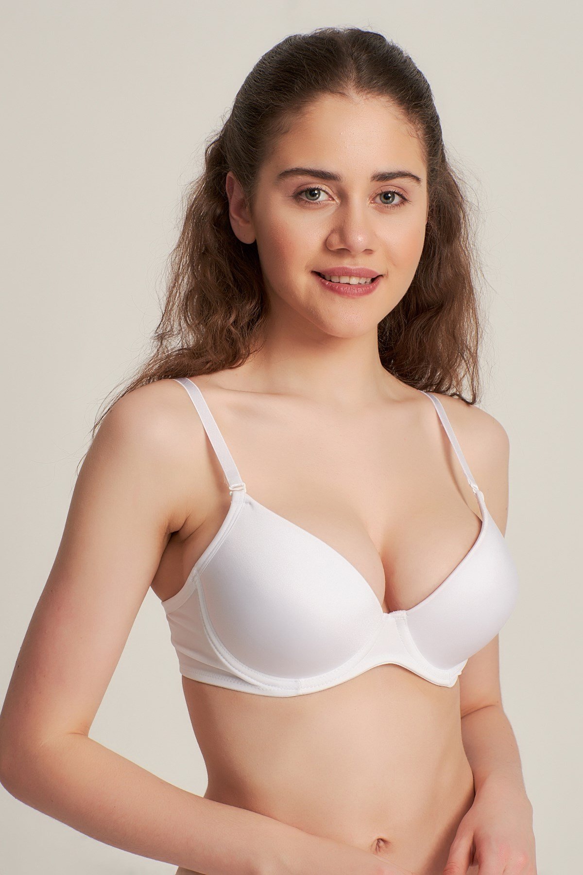 Kadın 7101810 Destekli Basic Bra Sütyen BEYAZ