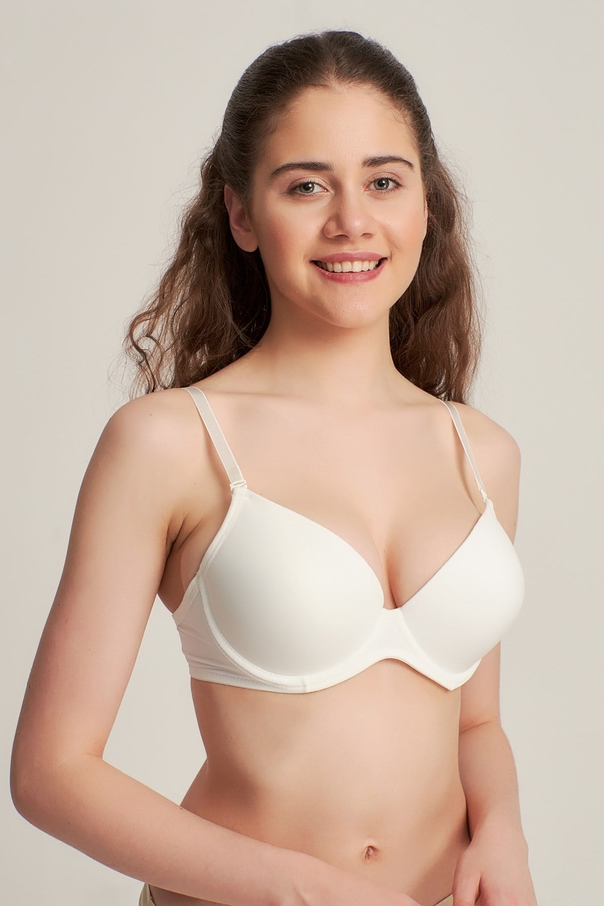 Kadın 7101810 Destekli Basic Bra Sütyen EKRU