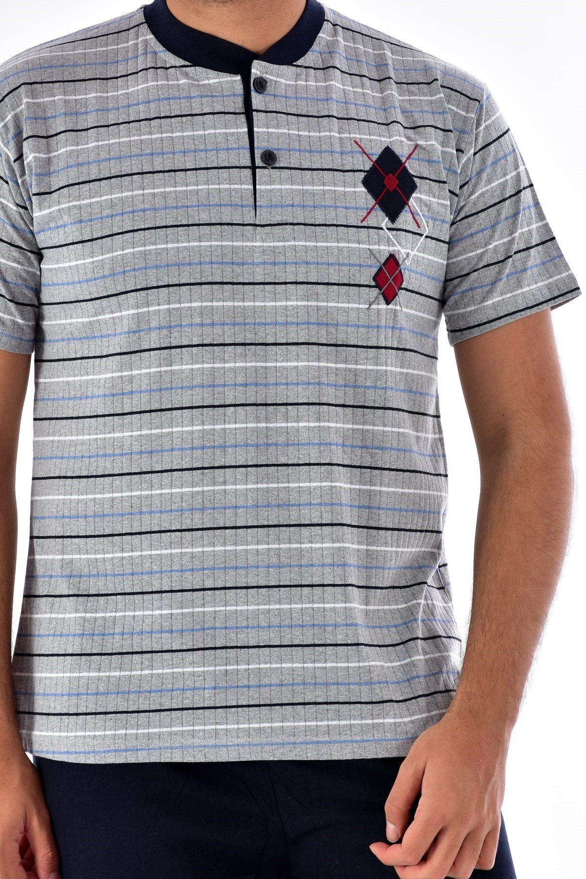 Rimoli 2073 Süprem Kapri Pijama Takımı GRİ