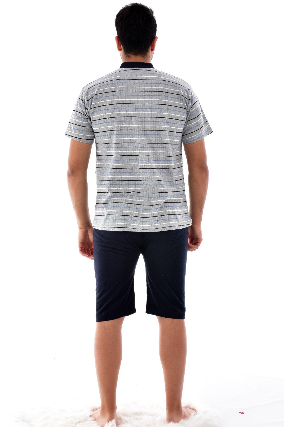 Rimoli 2073 Süprem Kapri Pijama Takımı GRİ