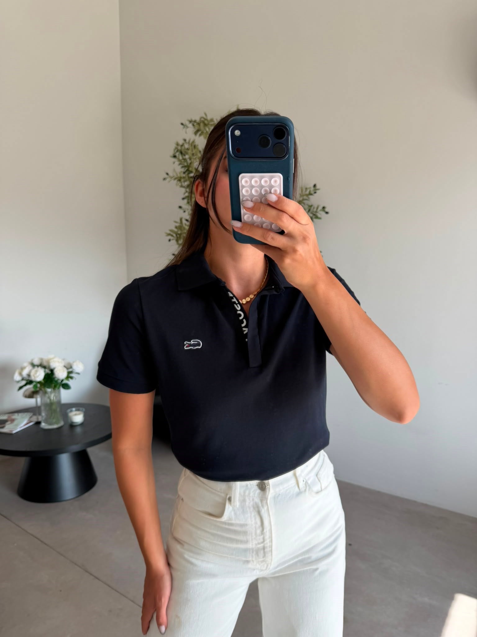 Antrasit Polo Yaka Marka Model Tişört