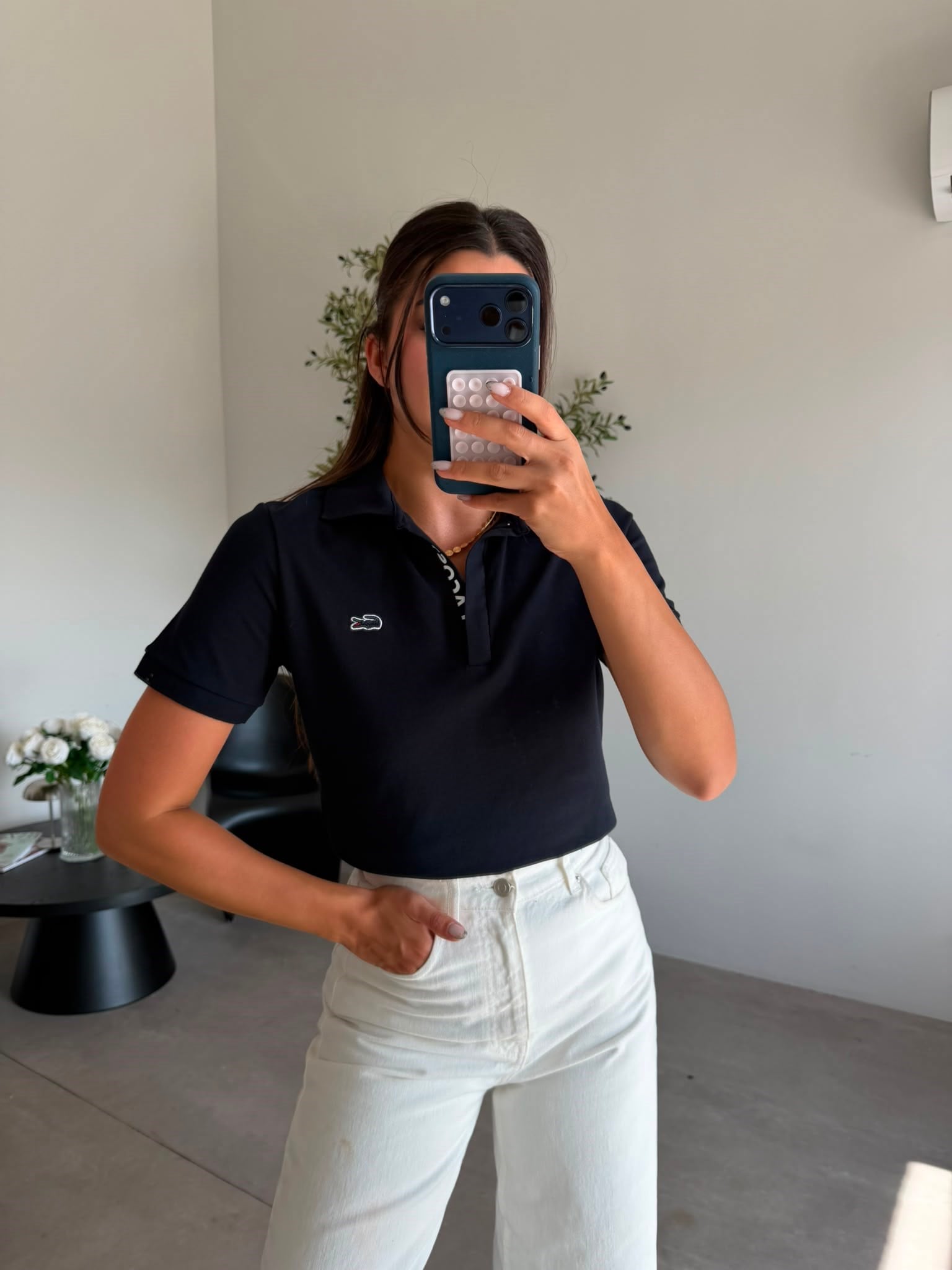 Antrasit Polo Yaka Marka Model Tişört