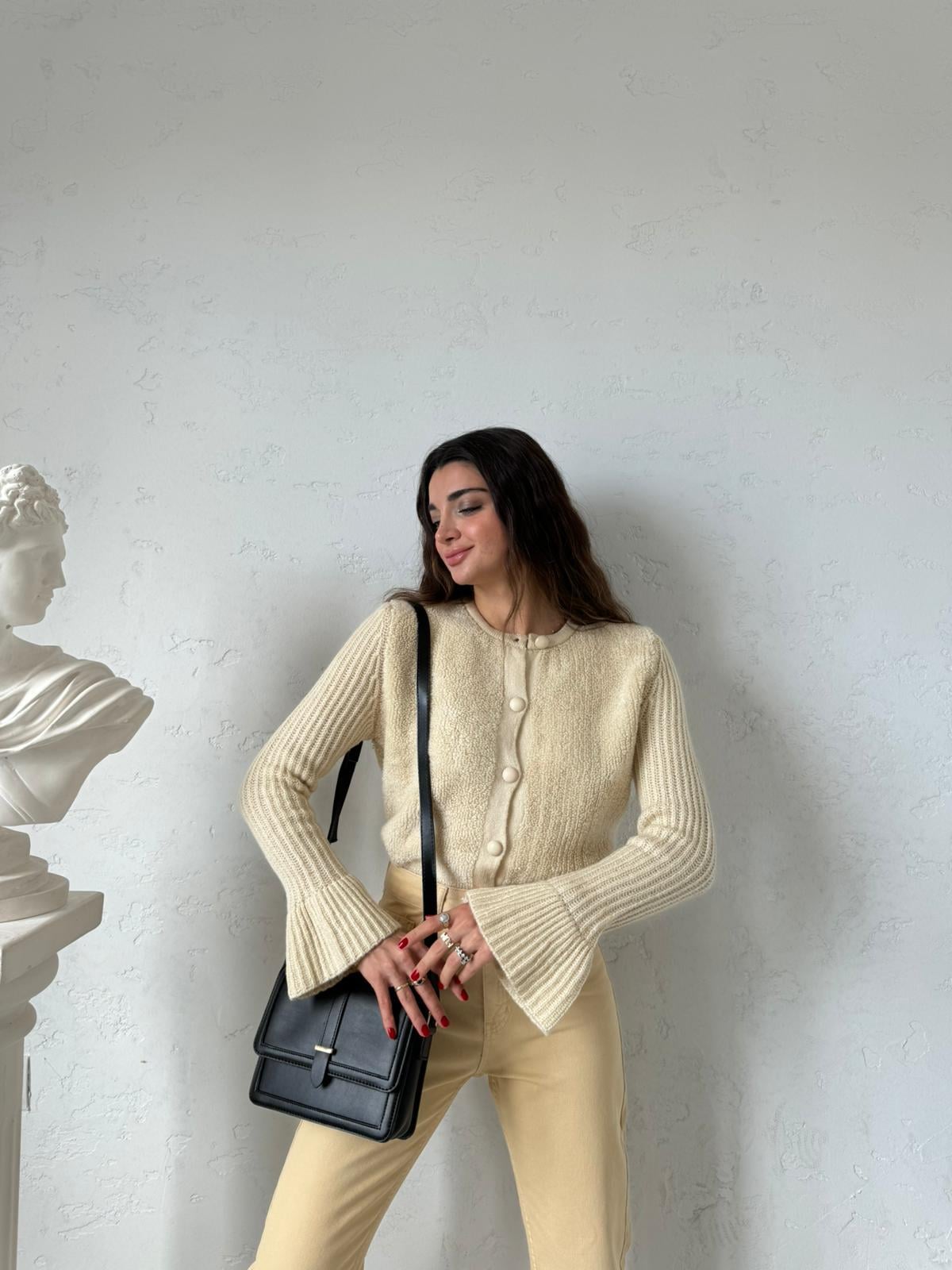 Bej Kylie Hırka