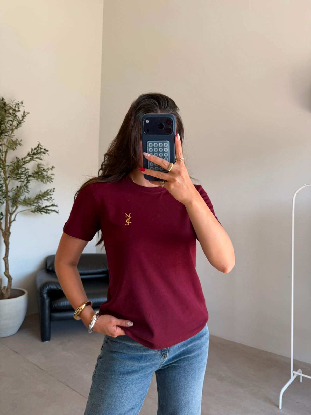 Bordo Marka Model Diana Tişört