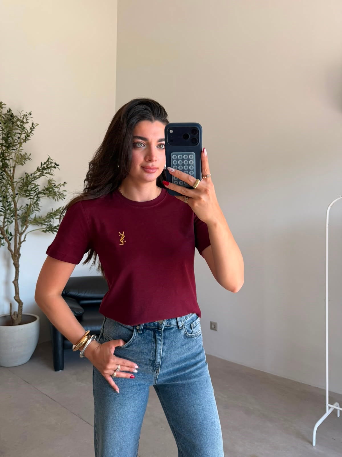 Bordo Marka Model Diana Tişört