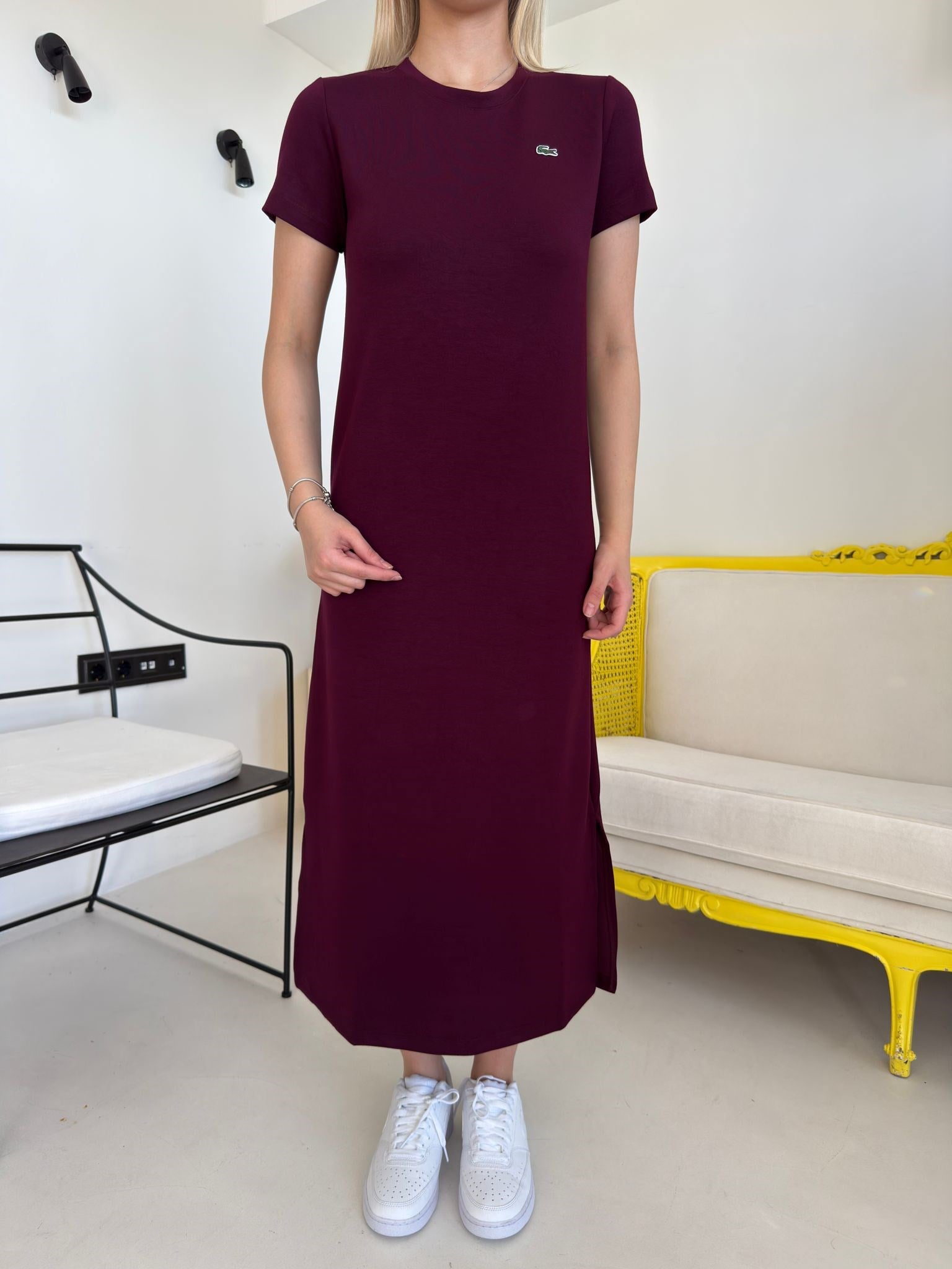 Bordo Marka Model Yumuşacık modal Elbise