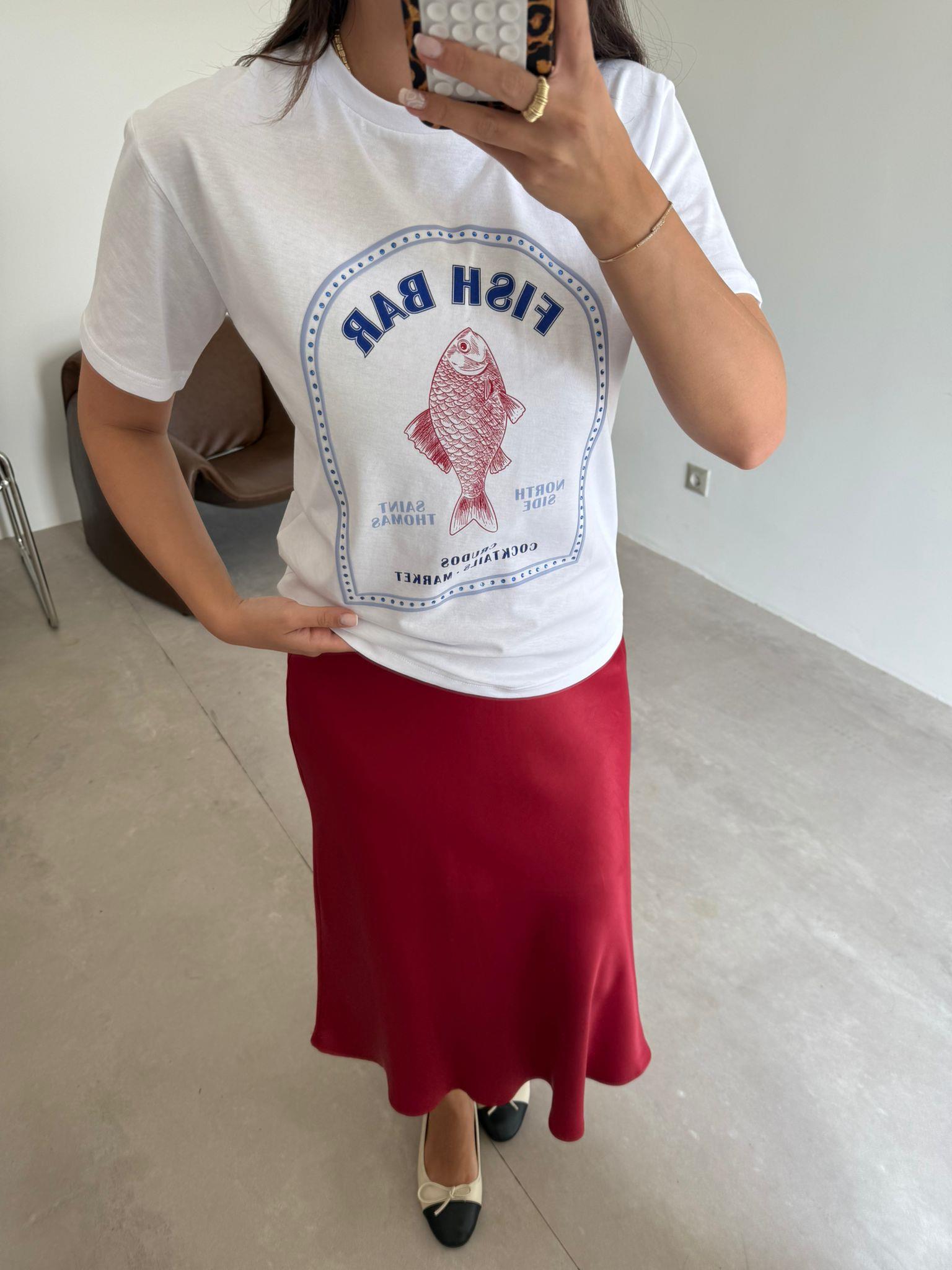 Bordo Verevli Saten Etek