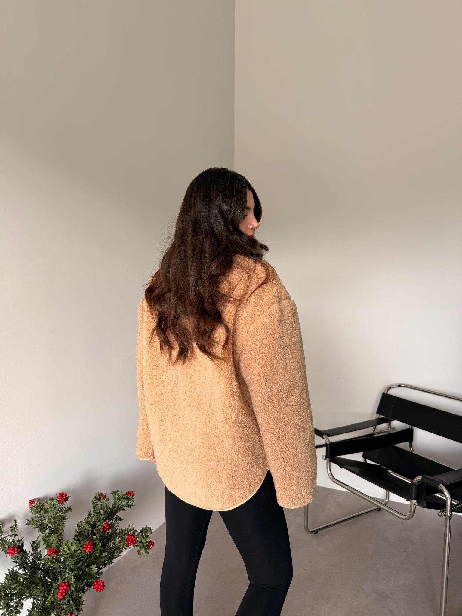 Camel Kanguru Cepli Teddy Sweat