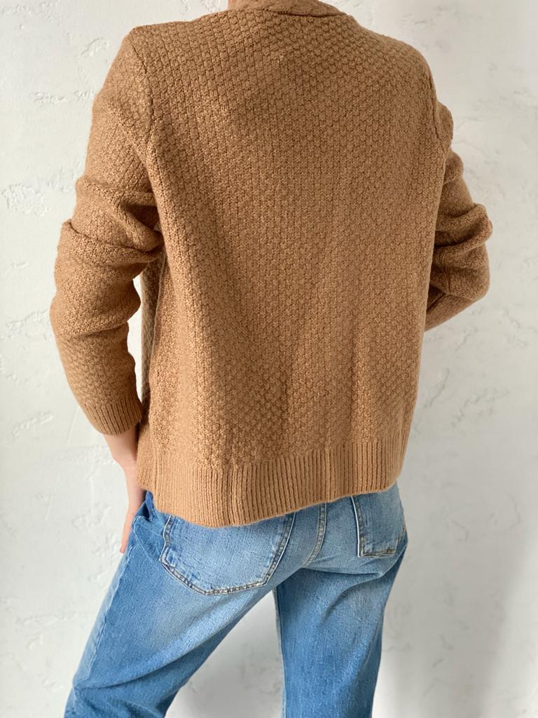 Camel Örgü Hırka