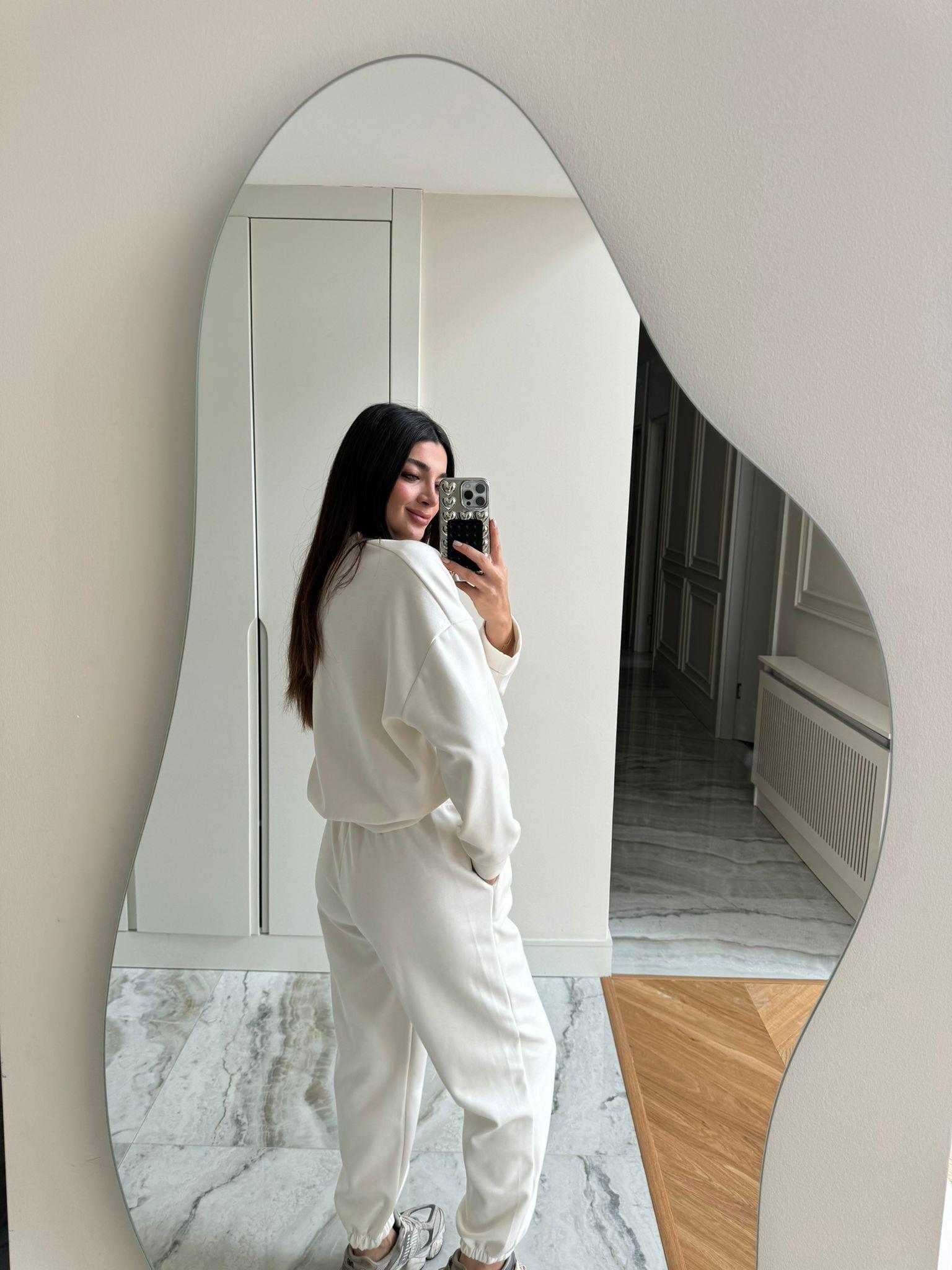 Ekru Basic Modal Eşofman Takımı