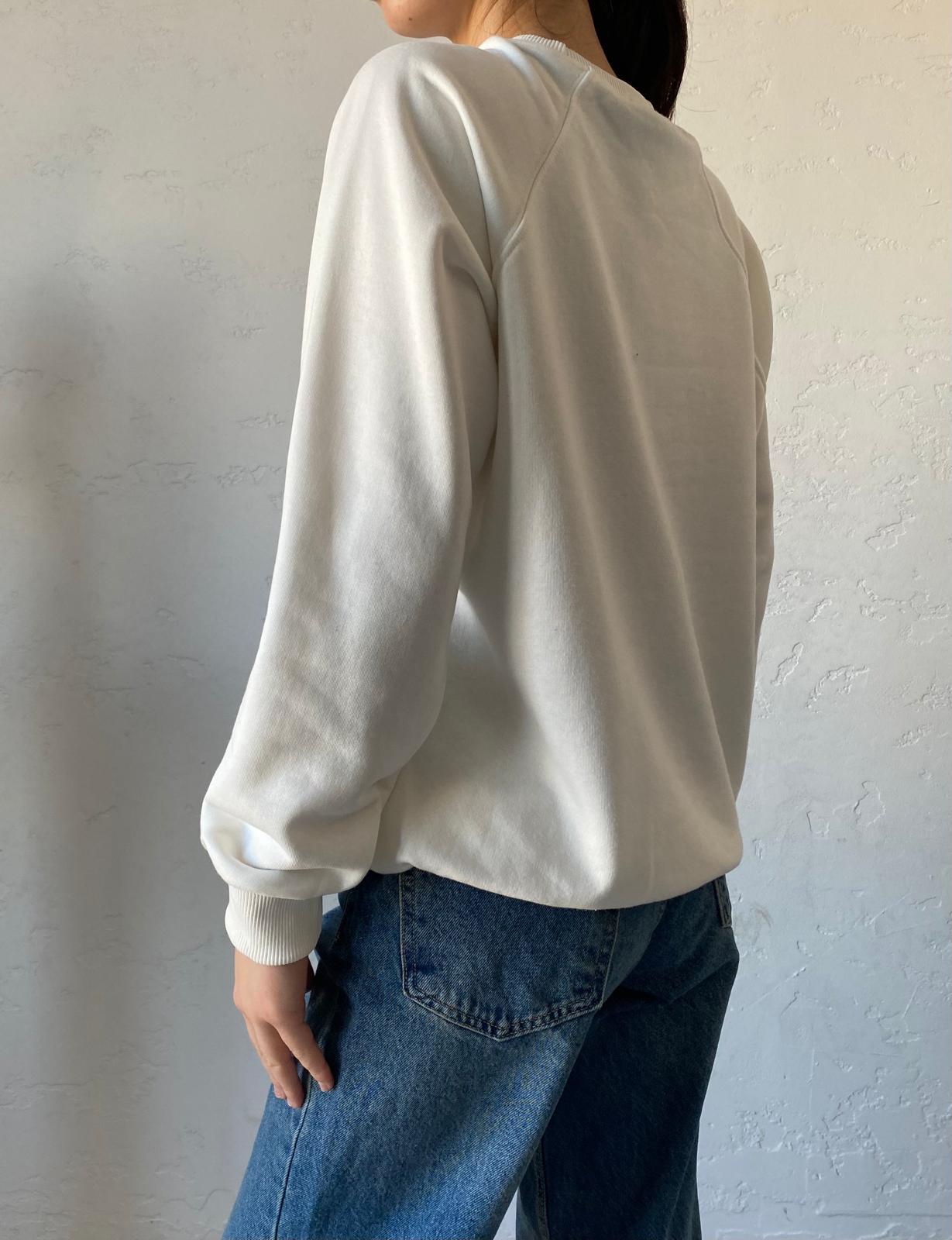 Ekru Logolu Basic Sweat
