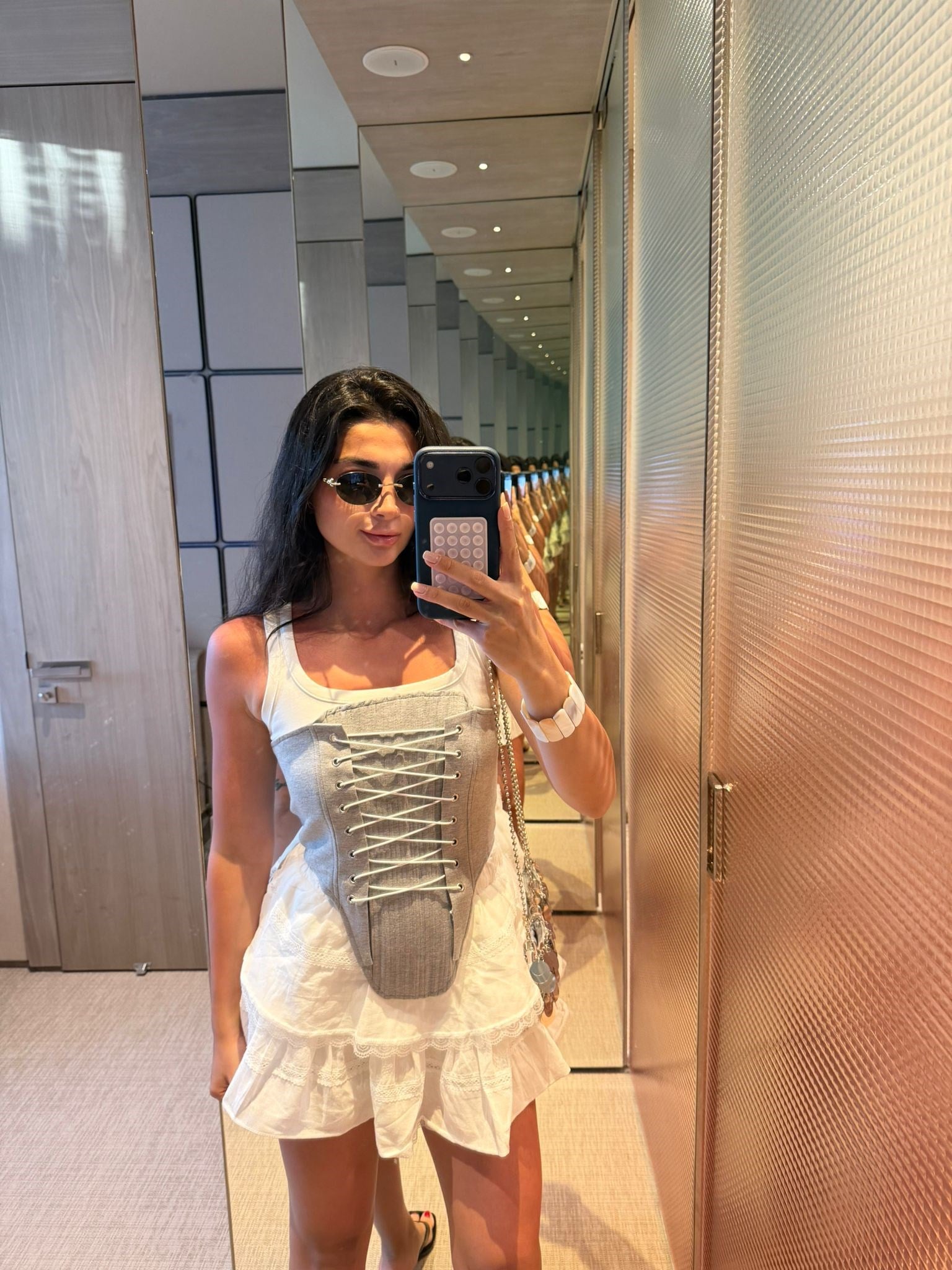 Gri İkili Korse Takım