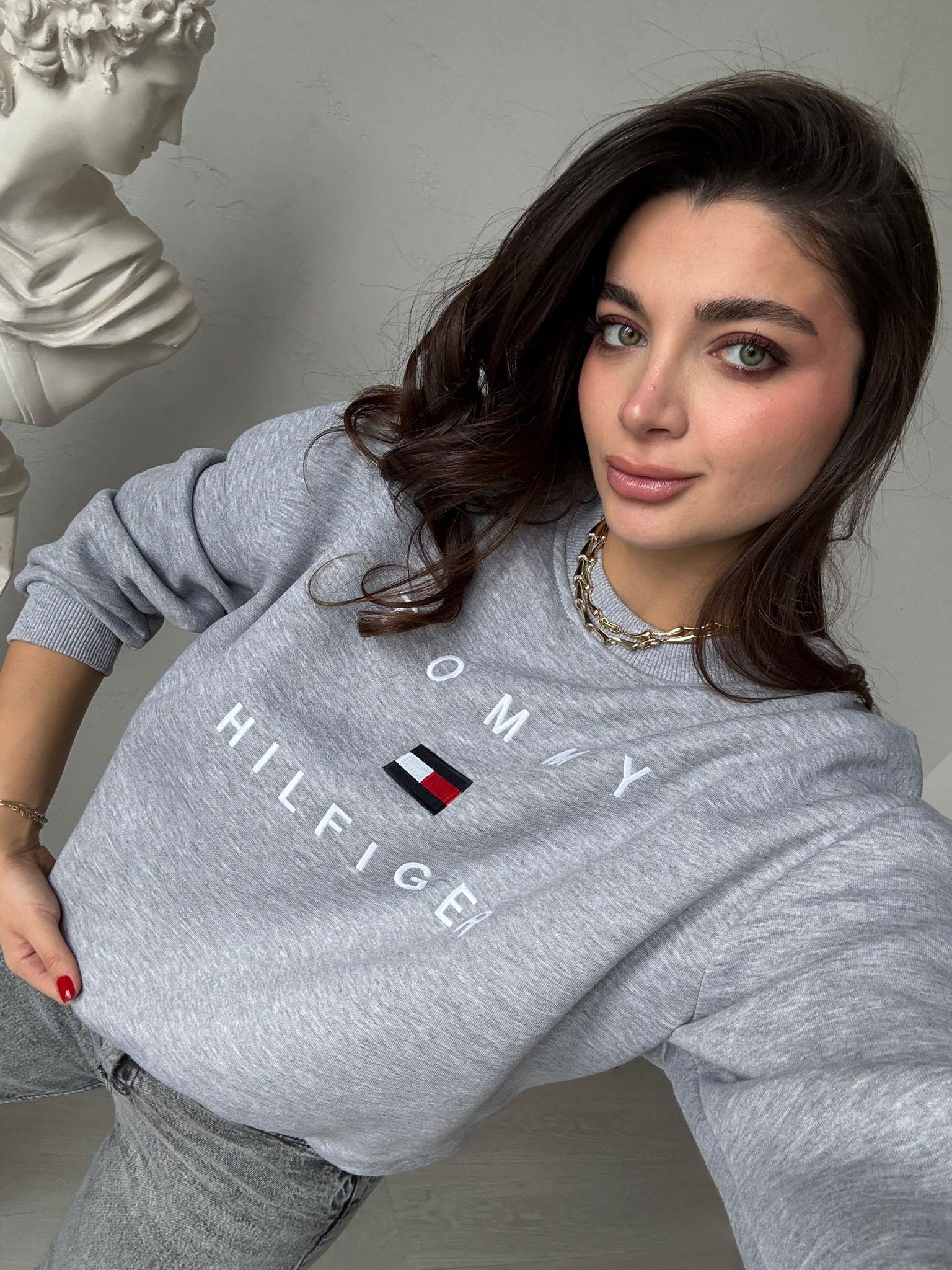Gri Marka Model Logolu Sweat