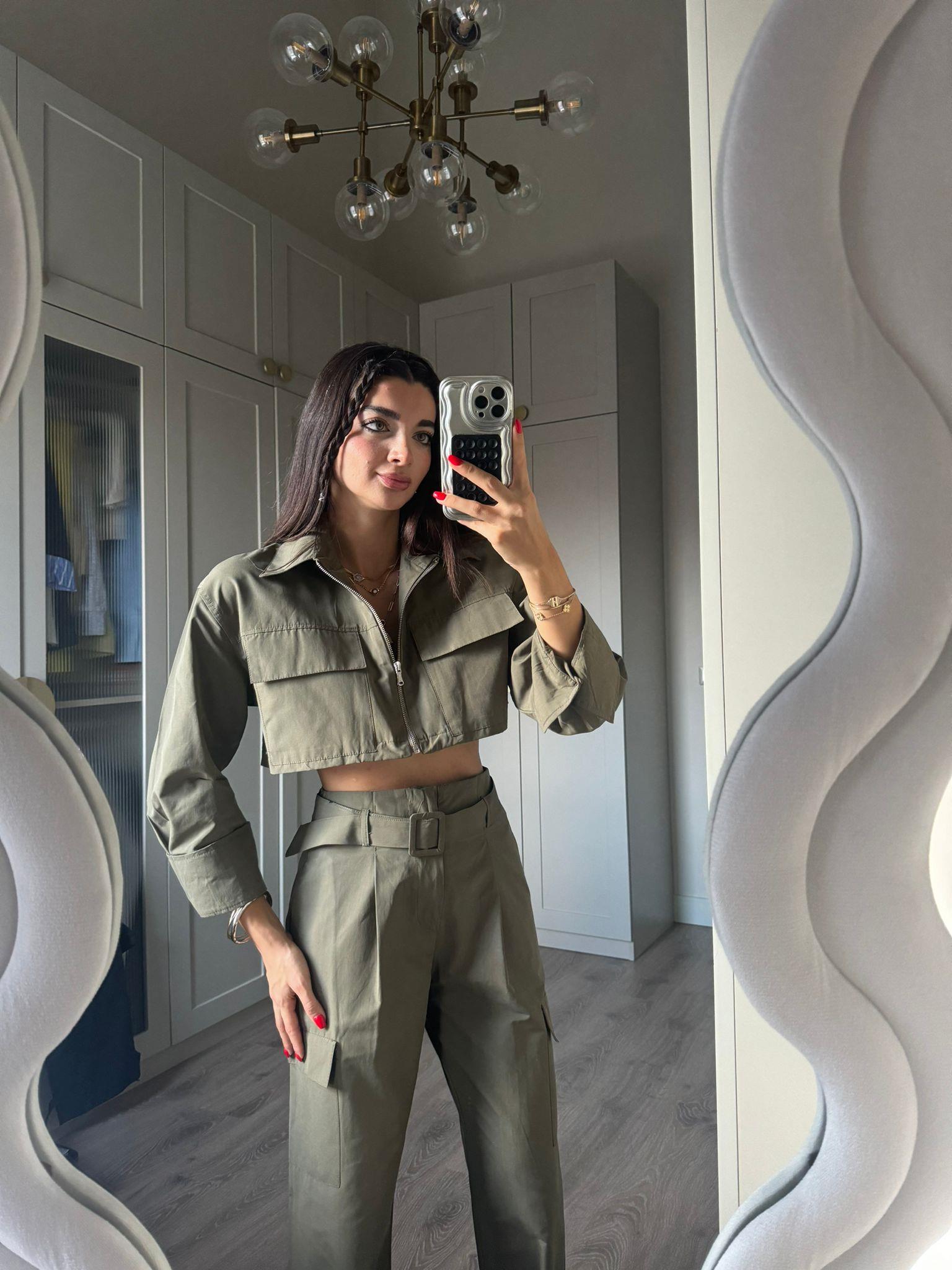 Haki Kemer Detaylı Paraşüt Takım