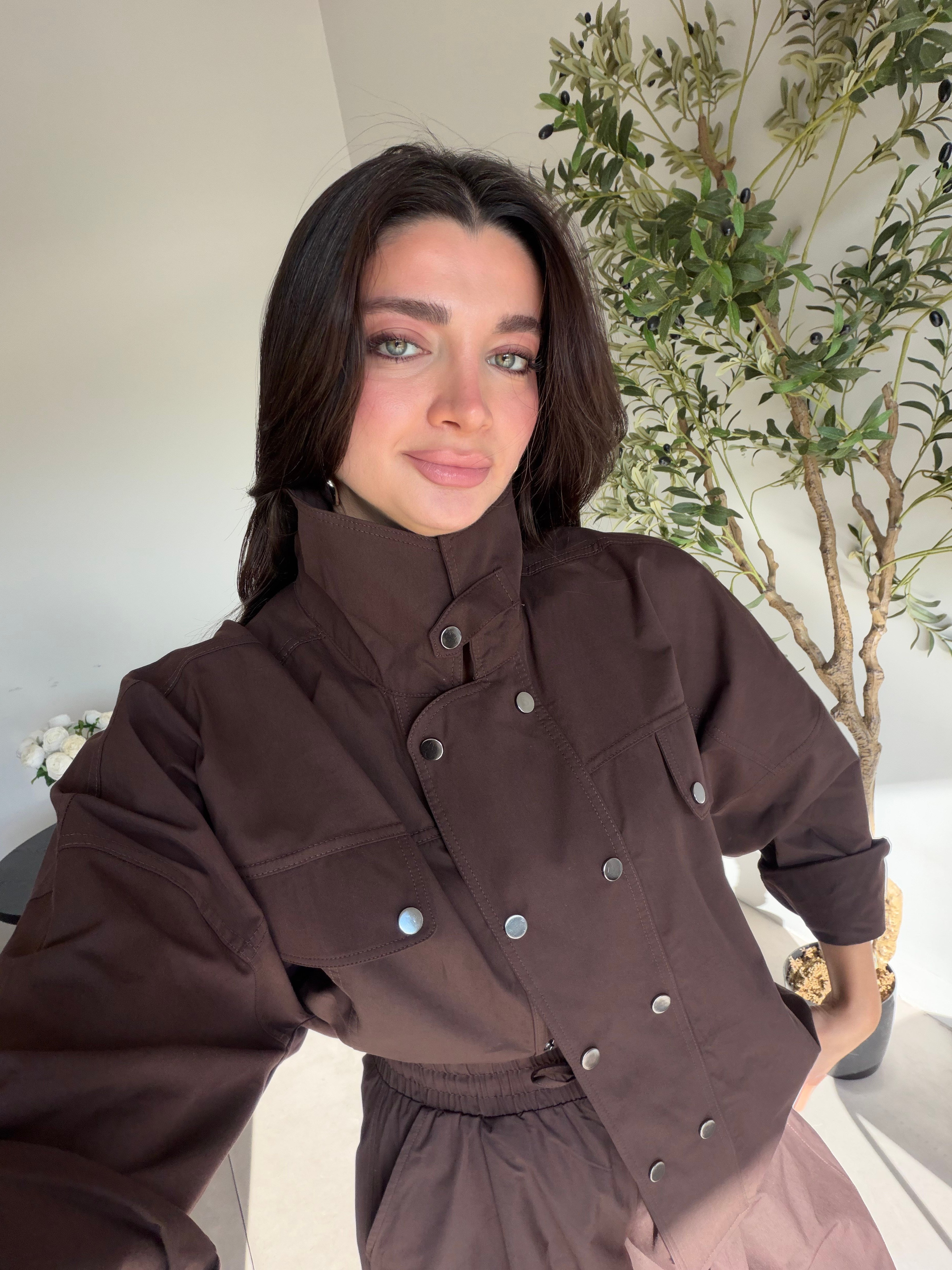 Kahve Çıtçıtlı Nova Takım