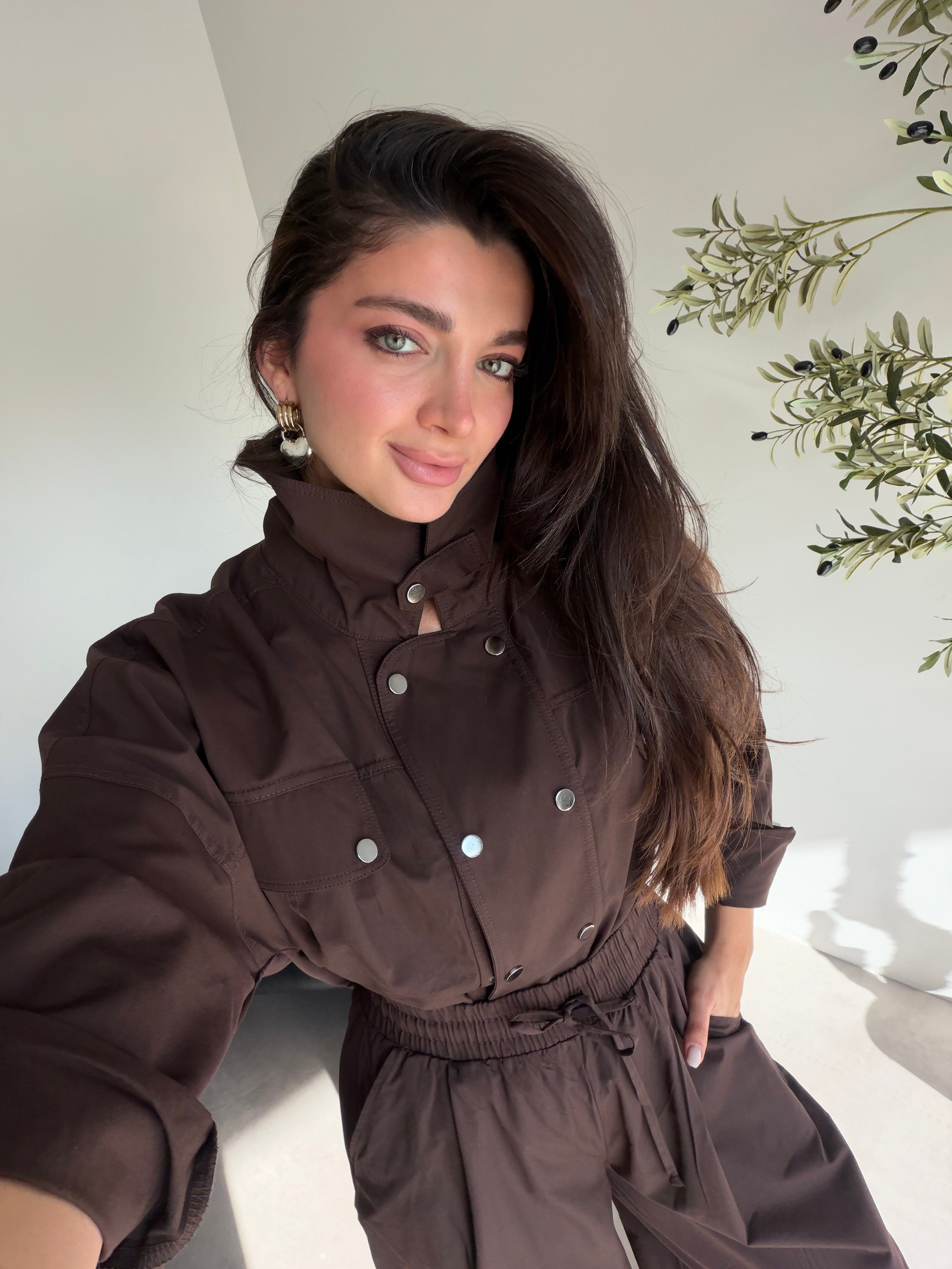 Kahve Çıtçıtlı Nova Takım