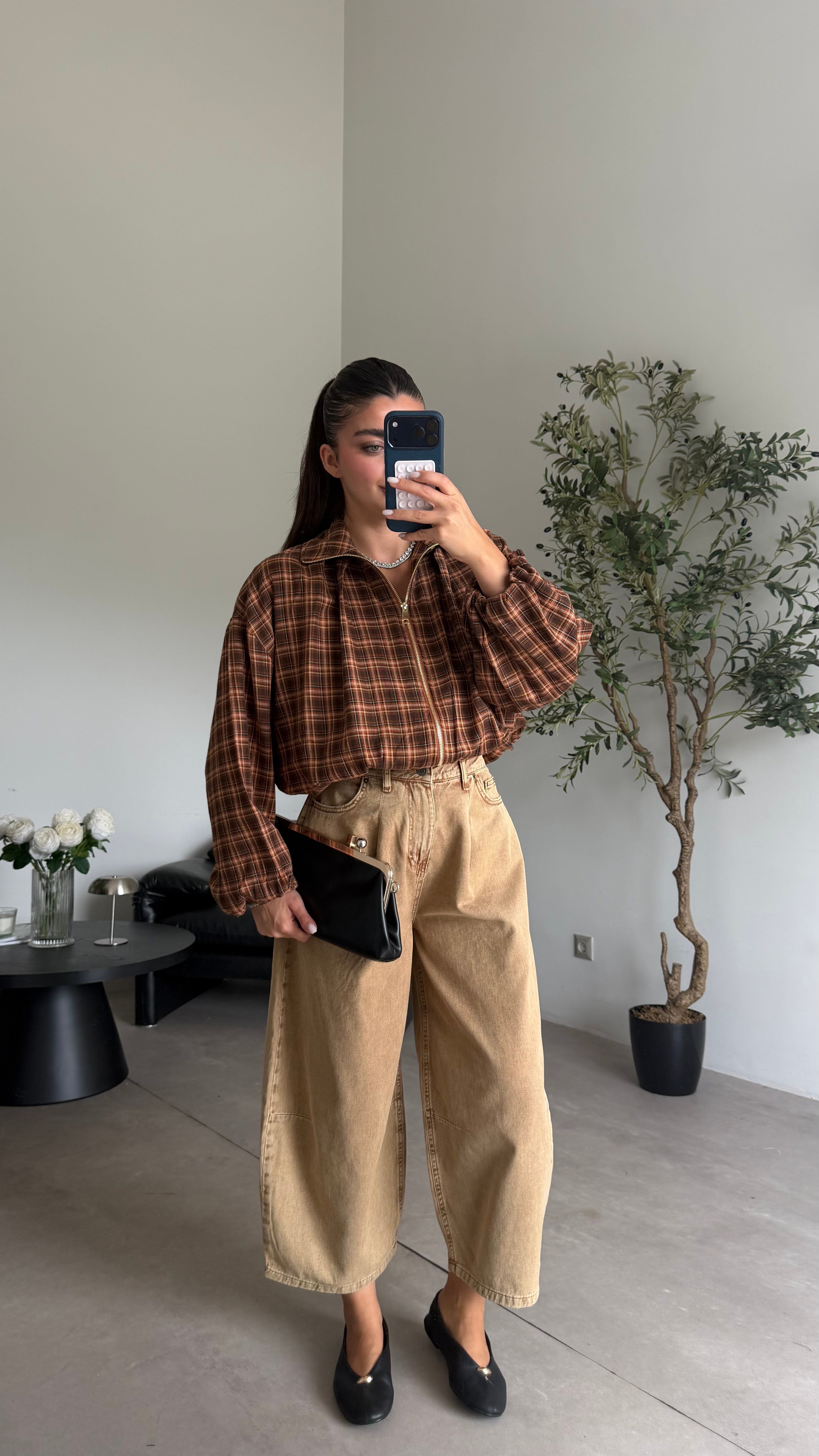Karamel Vintage Denim Pantolon