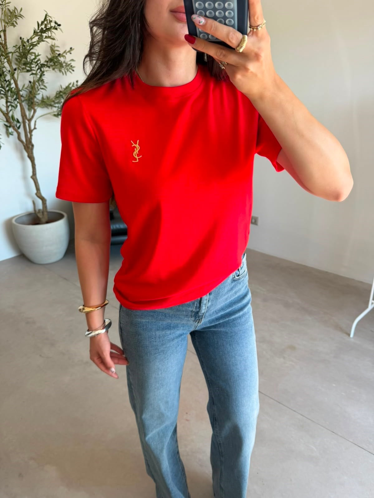 Kırmızı Marka Model Diana Tişört