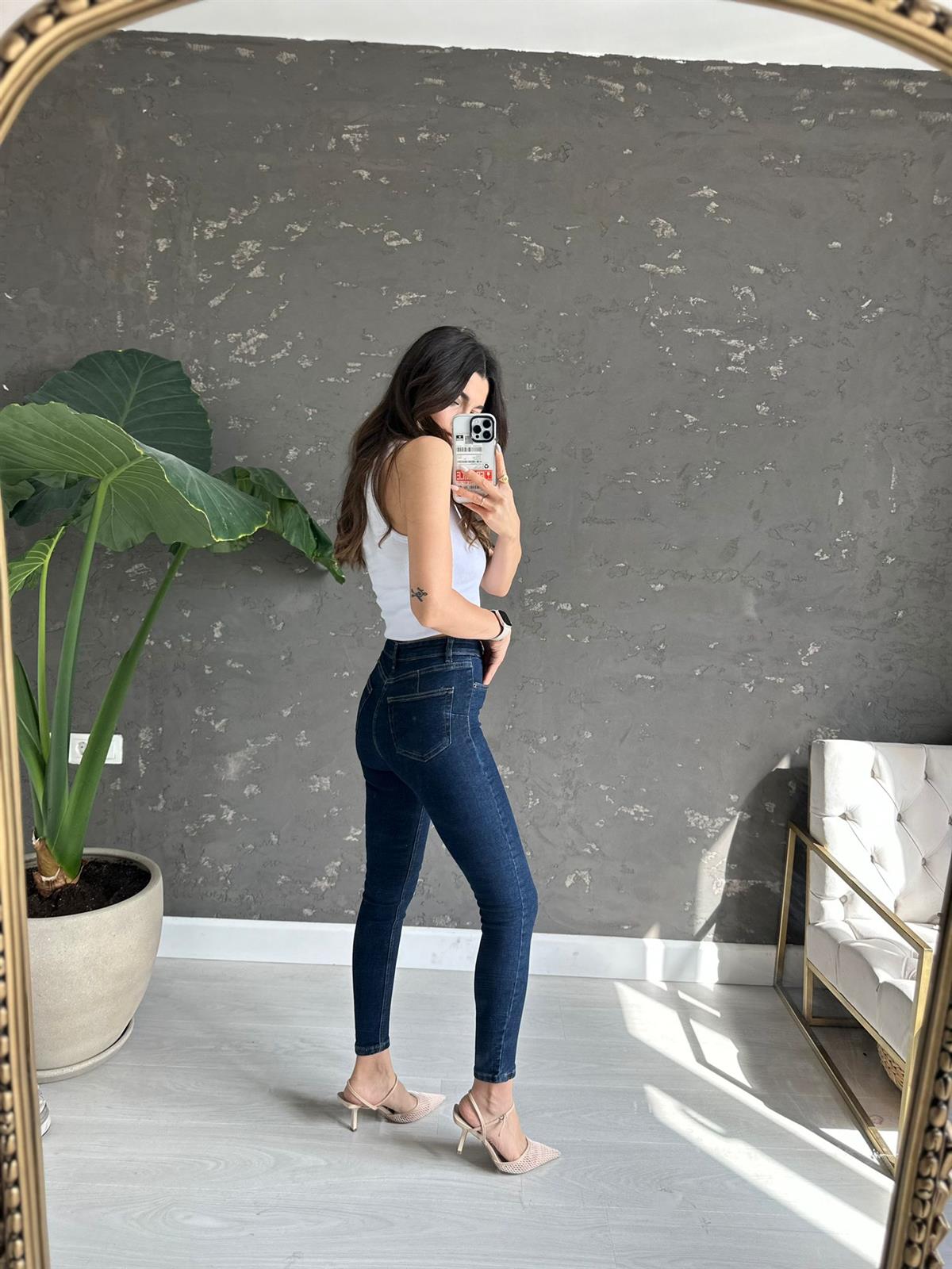 Koyu Mavi Penny Skinny Jean