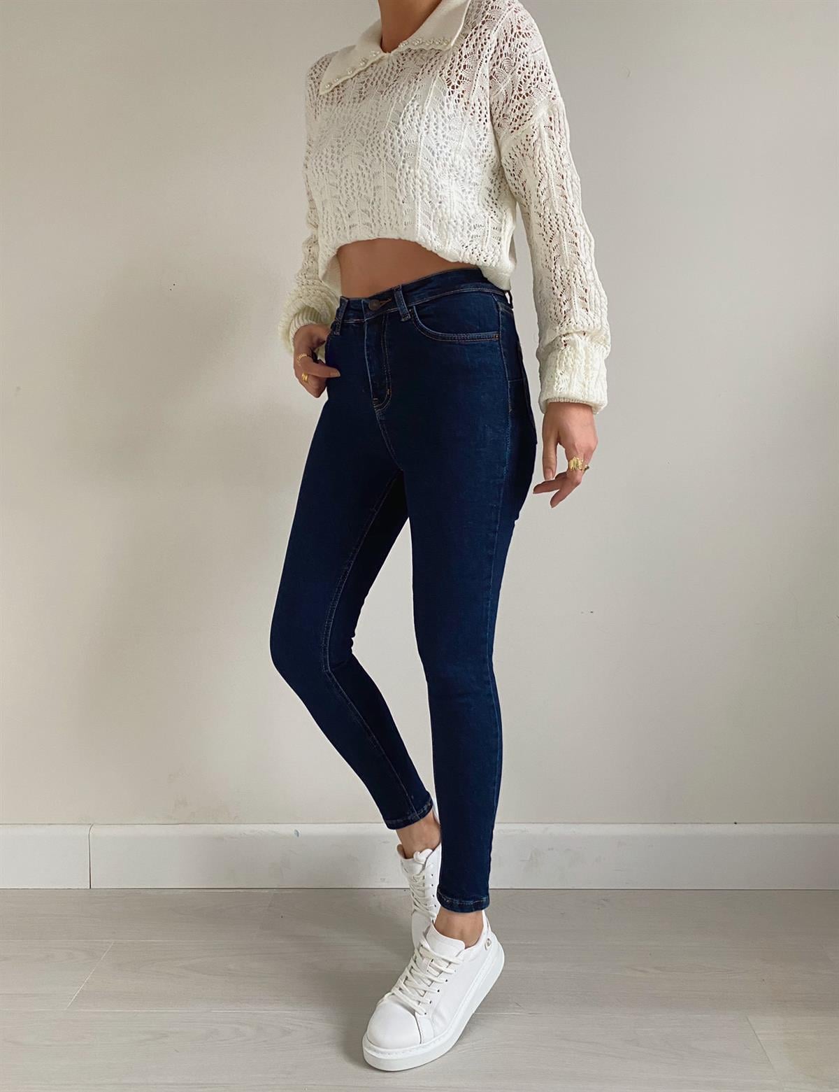 Koyu Mavi Penny Skinny Jean