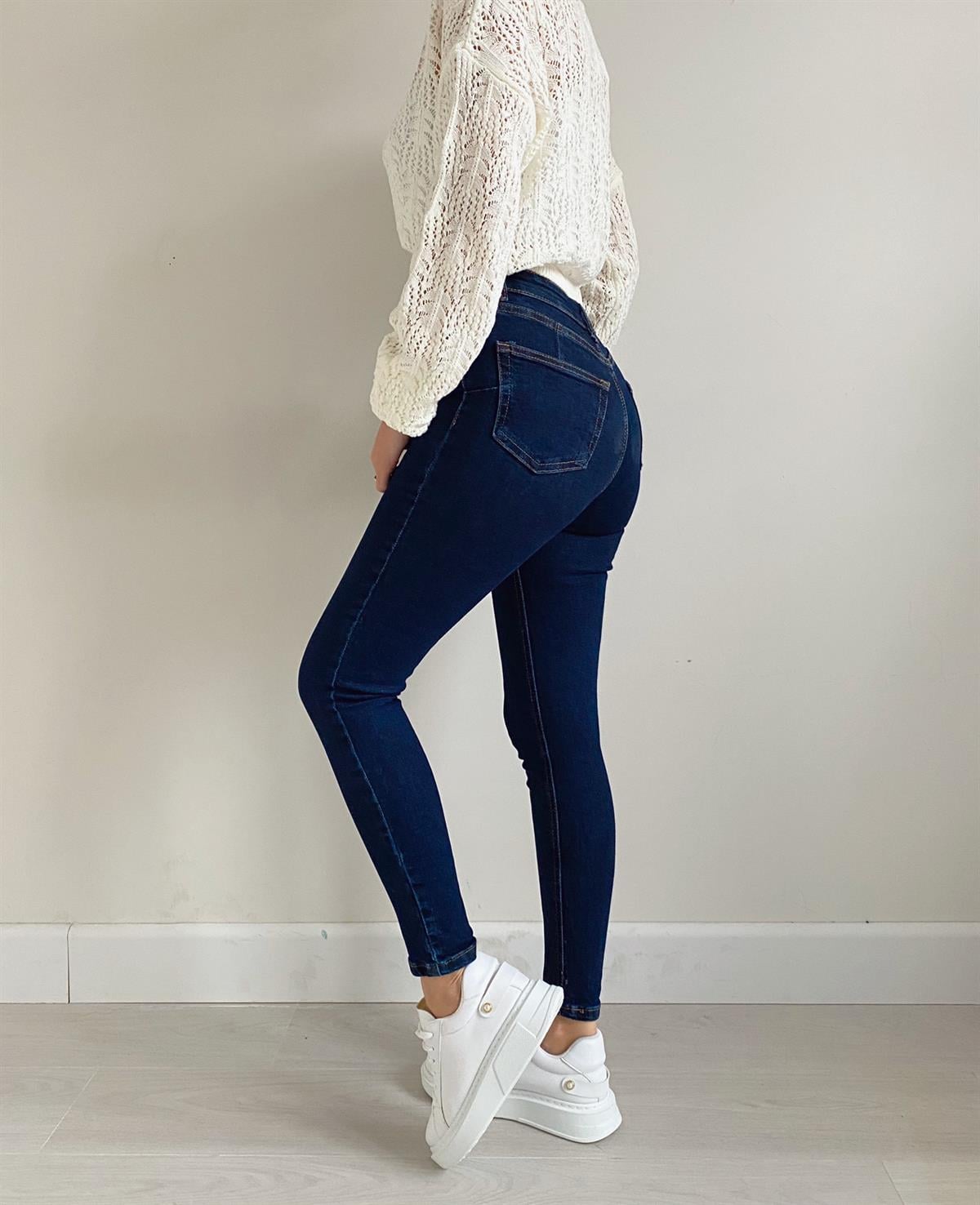 Koyu Mavi Penny Skinny Jean