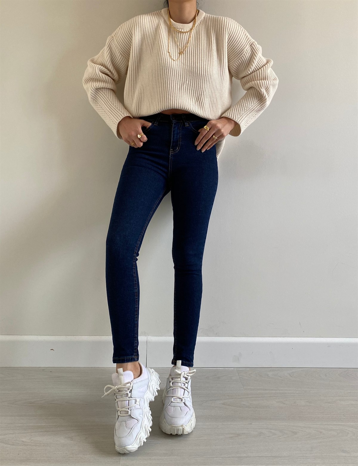 Koyu Mavi Toparlayıcı Jolly Skinny Jean