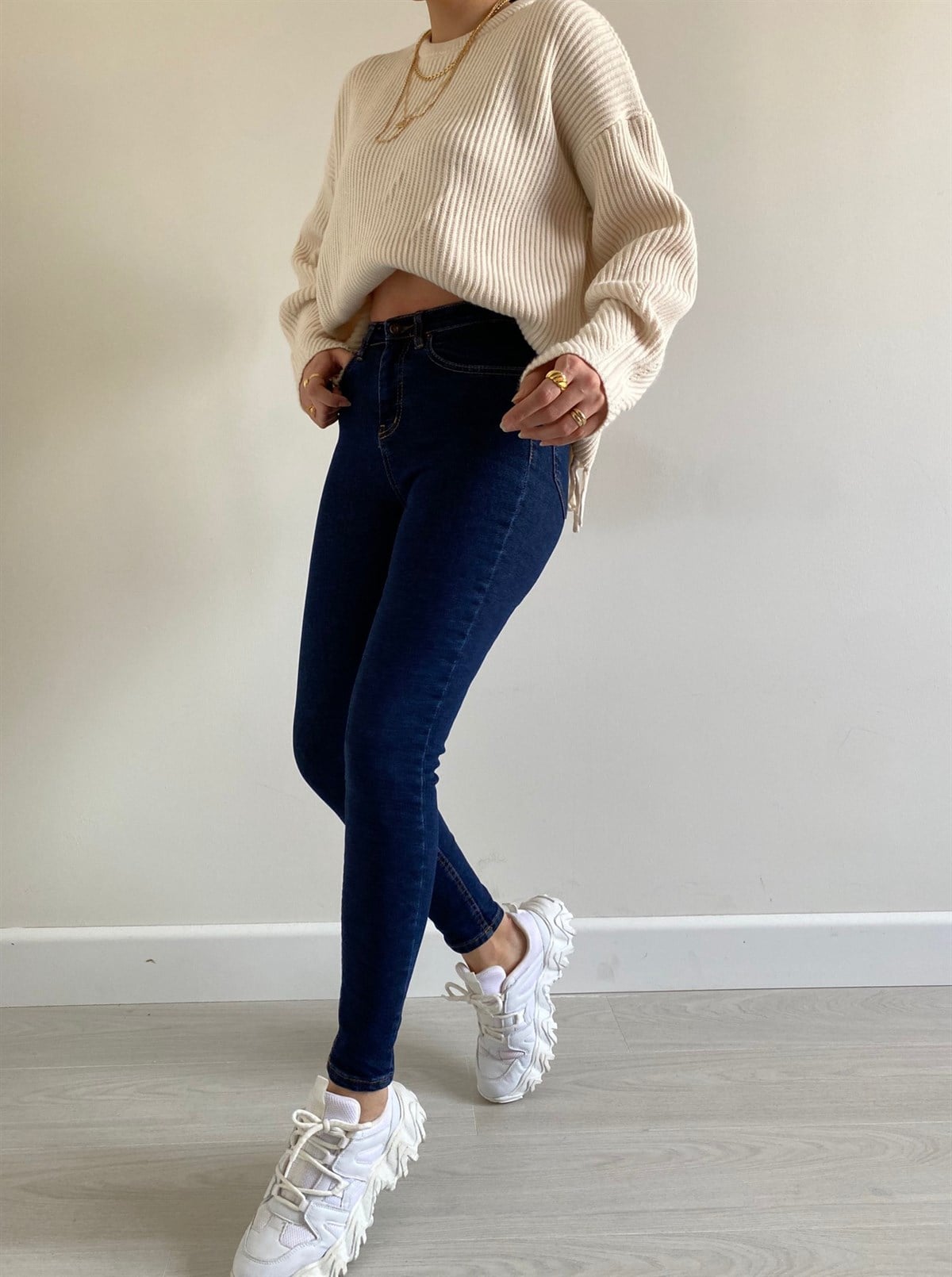 Koyu Mavi Toparlayıcı Jolly Skinny Jean